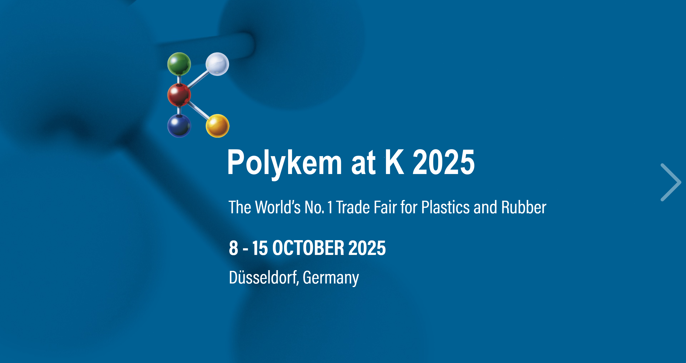 Polykem vas vabi, da se nam pridružite na K 2025, na svetovnem sejmu številka 1 za plastiko in gumo!
