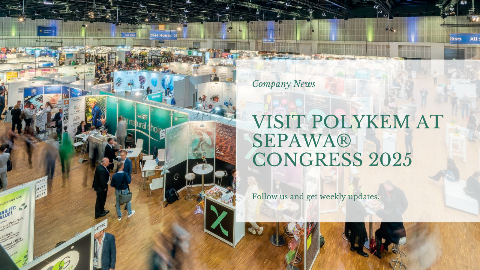 Obiščite Polykem Booth na kongresu Sepawa® 2025 v Berlinu!