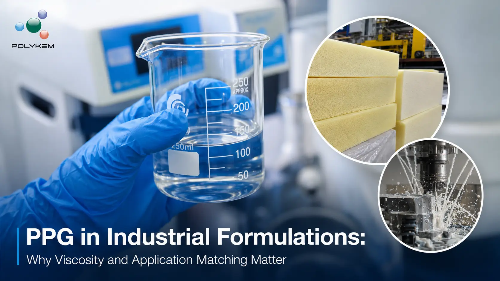 PPG v industrijskih formulacijah: zakaj sta viskoznost in ujemanje aplikacij pomembni
