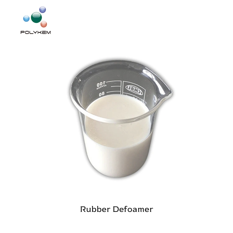 Gumijast defoamer